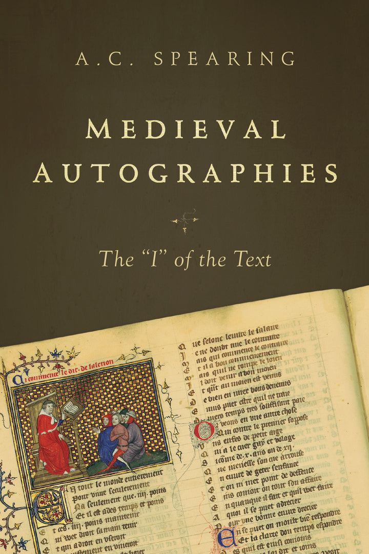 Cover image for Medieval Autographies ISBN 9780268017828